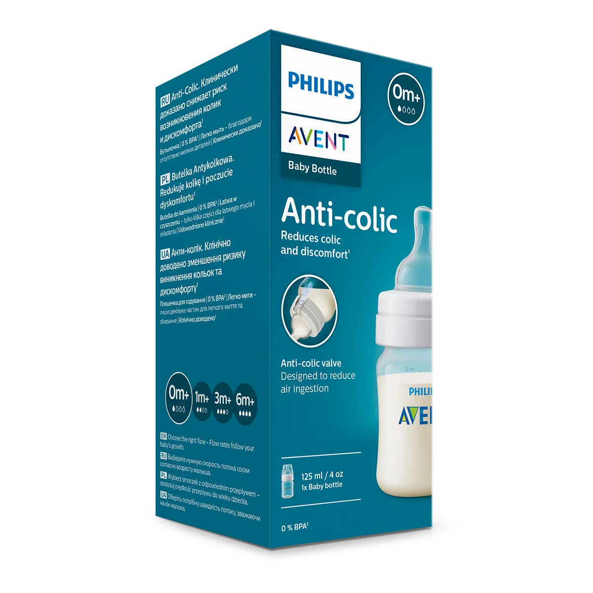Avent Biberon Anti-colic 125 ml 0 mois+ – vue 5