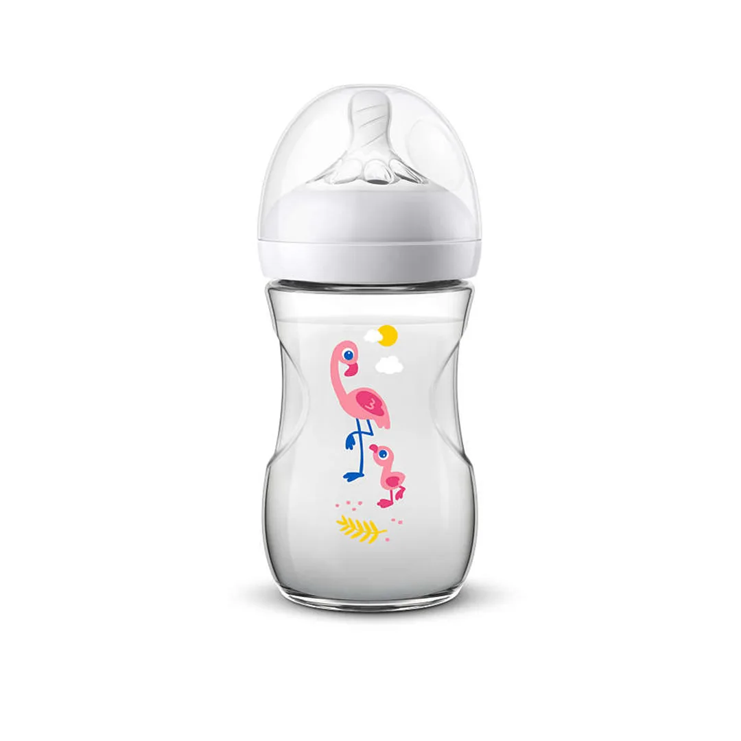 Avent Biberon Natural 260 ml Flamant Rose – vue 2