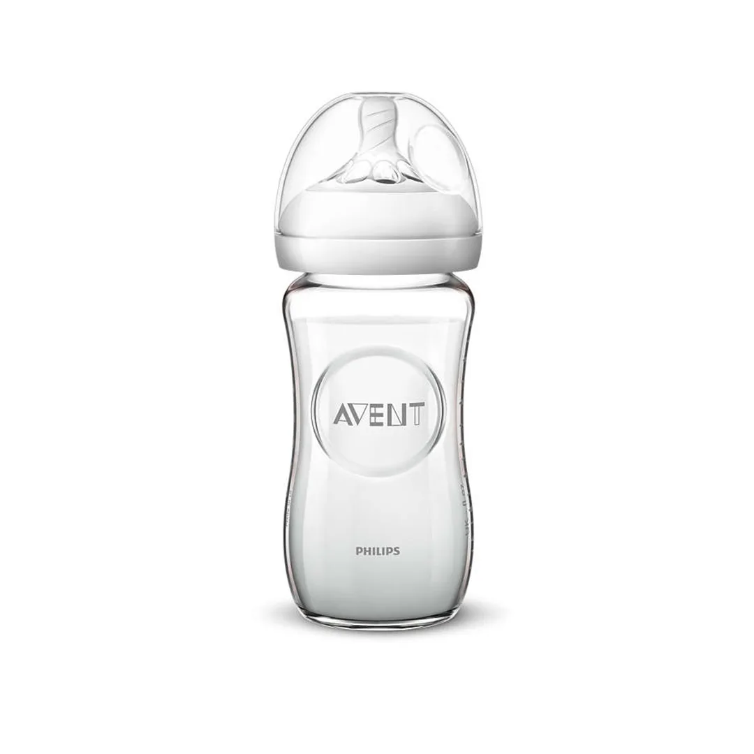 Avent Biberon Natural Verre 240 ml 1 mois+
