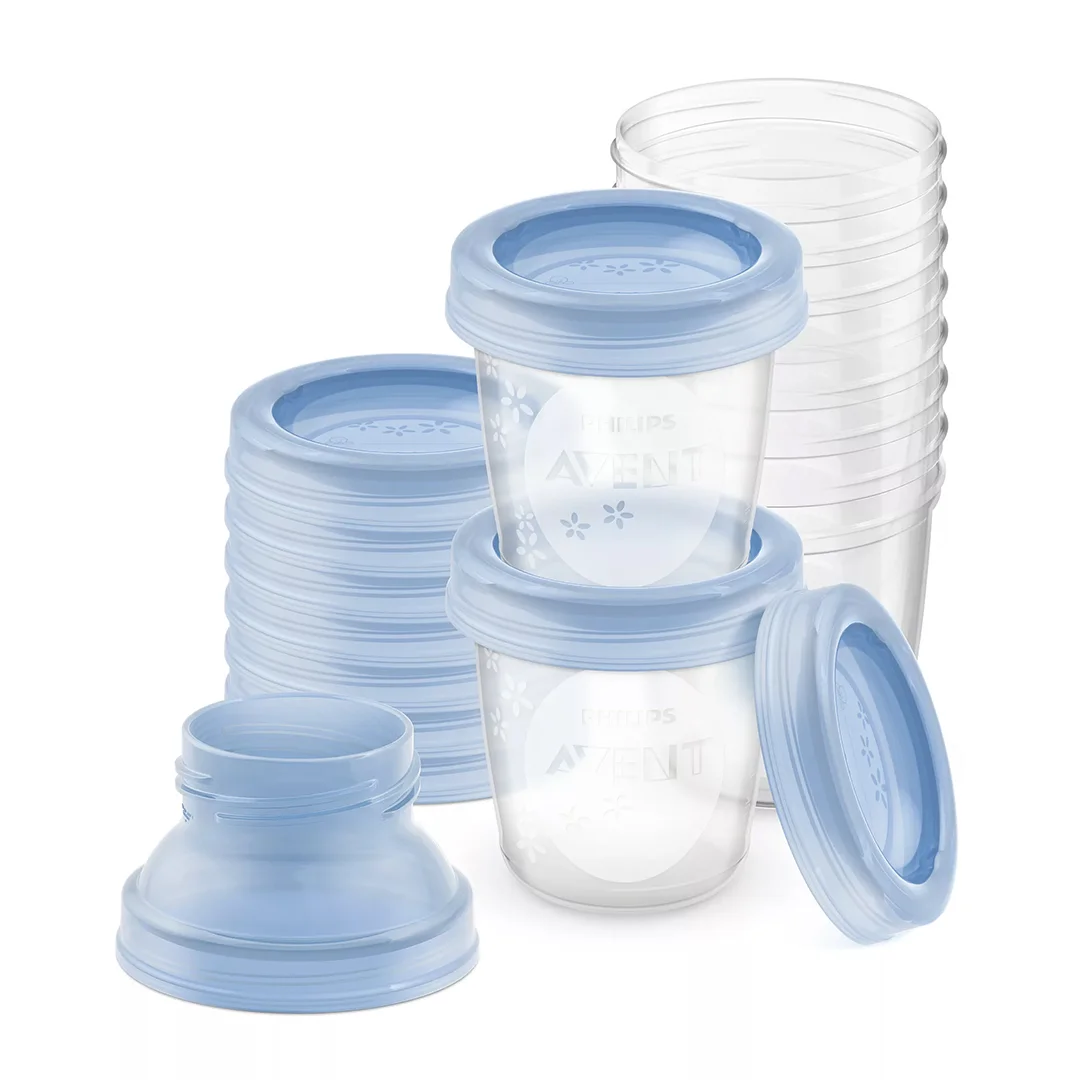 Avent Pots de Conservation Lait Maternel 180 ml x10