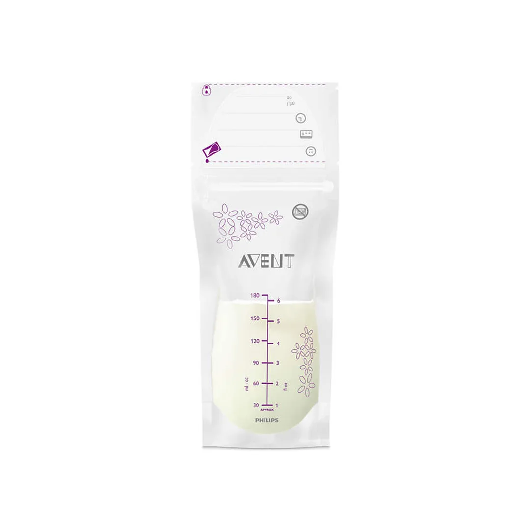 Avent Sachets de Conservation Lait Maternel 180 ml x25