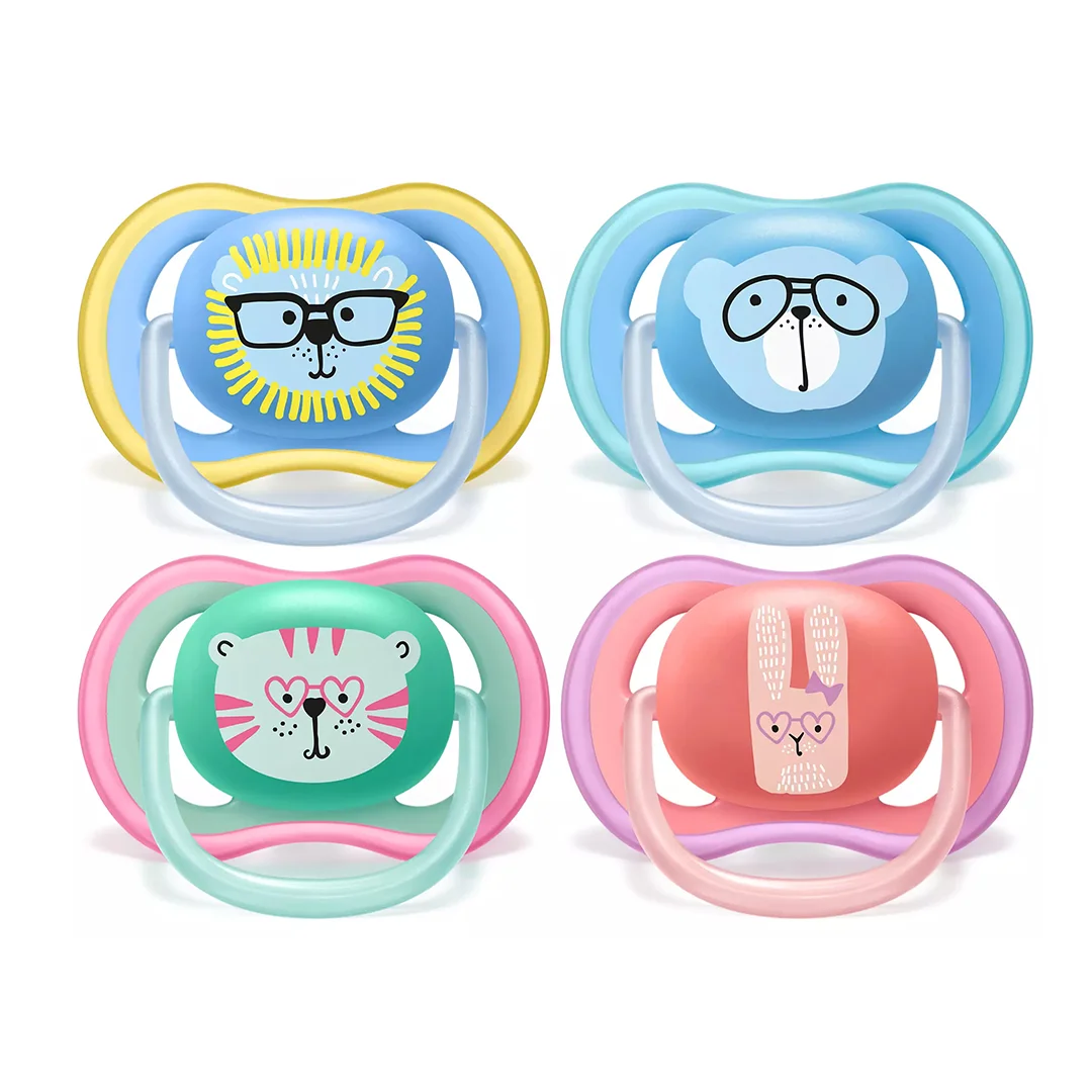 Avent Sucettes Ultra Air Fille 18 mois+ x2