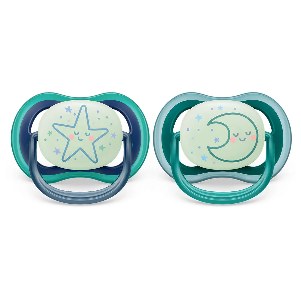 Avent Sucettes Ultra Air Nuit 6-18 mois x2 – vue 2