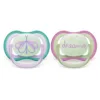 Avent Sucettes Ultra Air Nuit Fille 0-6 mois x2 – vue 2