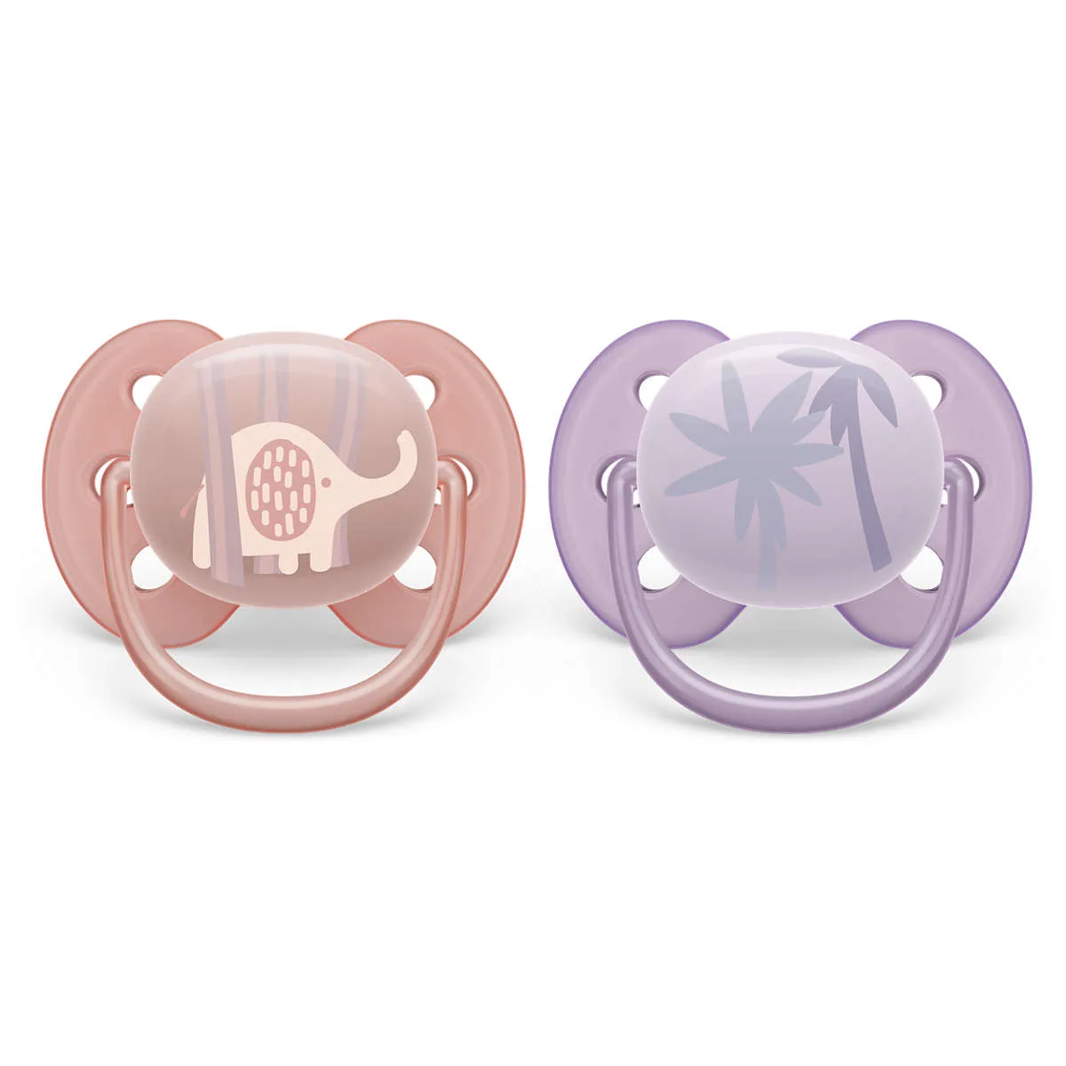 Avent Sucettes Ultra Soft Fille 0-6 mois x2 – vue 2