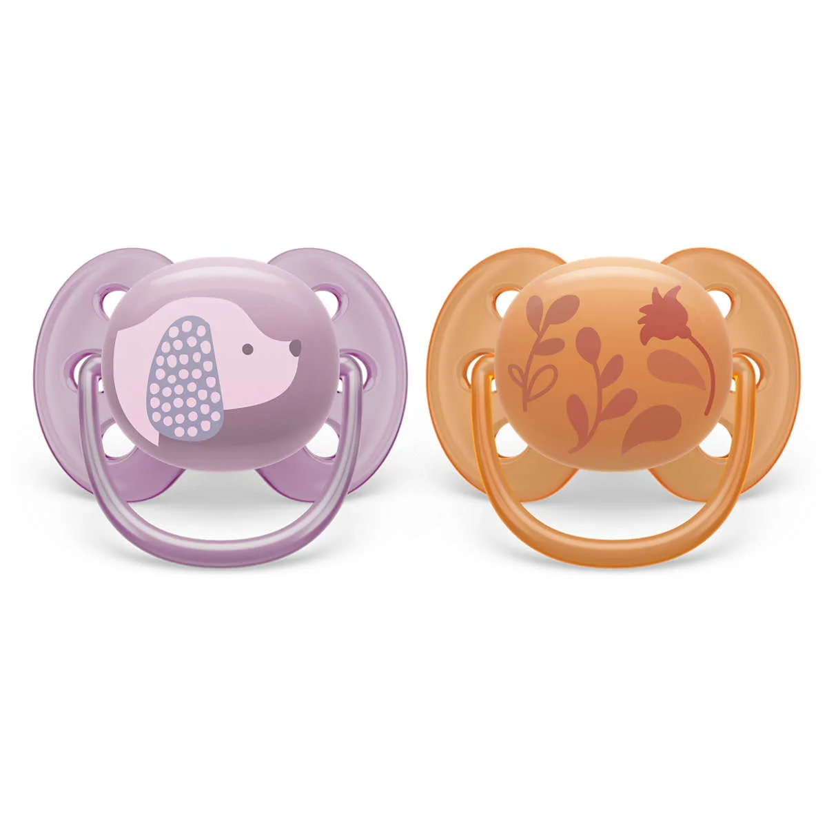 Avent Sucettes Ultra Soft Fille 6-18 mois x2 – vue 2