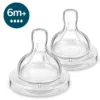Avent Tétines Anti-colic Débit 4 6 mois+ x2