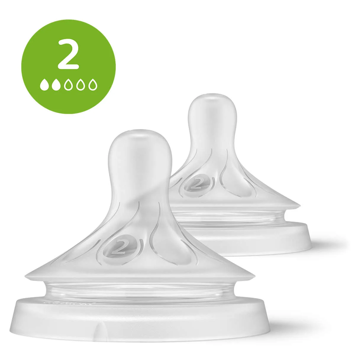 Avent Tétines Natural Response Débit 2 0 mois+ x2