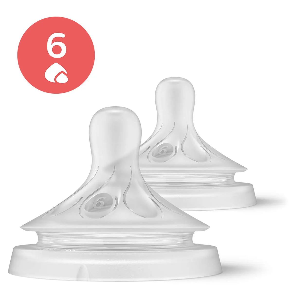 Avent Tétines Natural Response Débit 6 6 mois+ x2