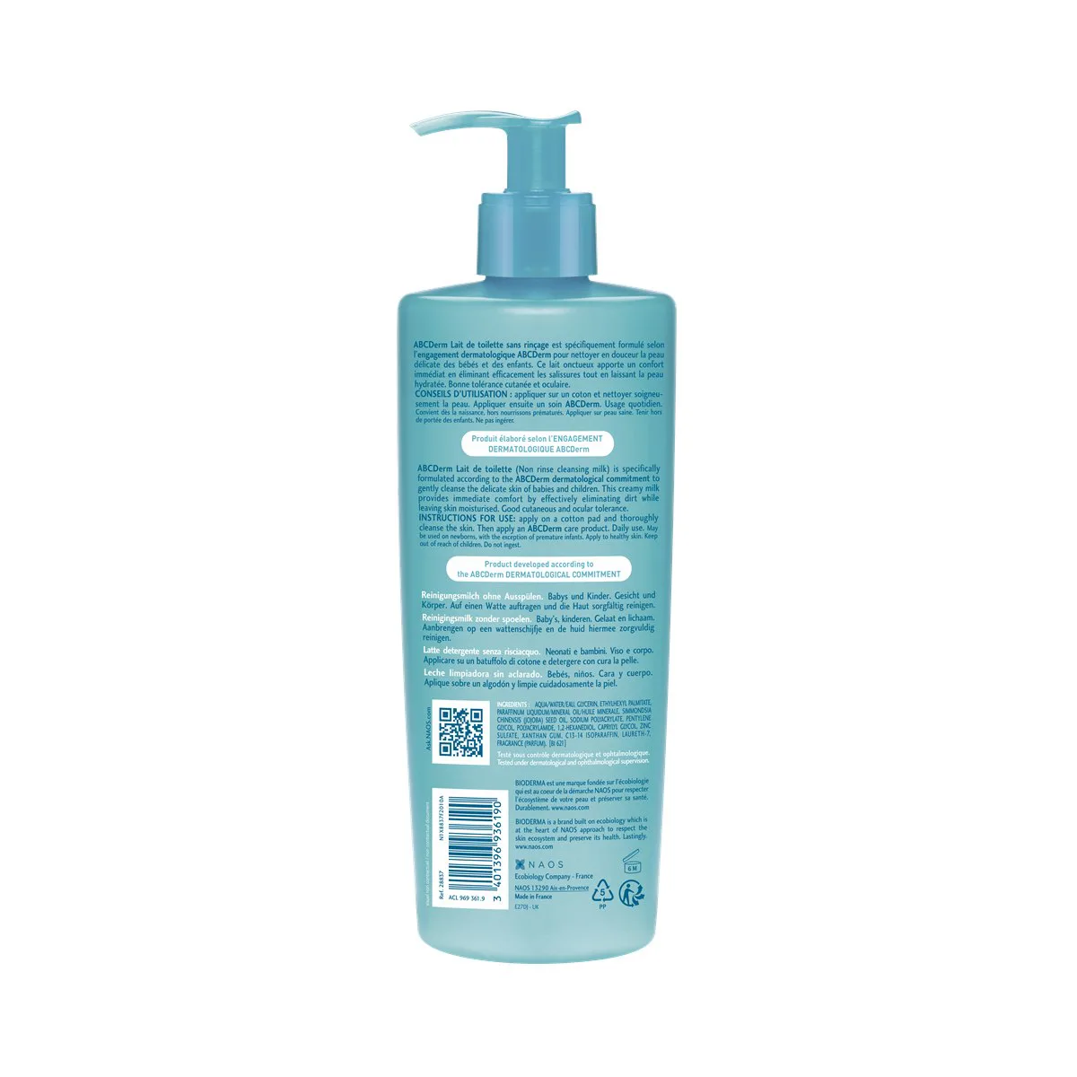 Bioderma ABCDerm Lait de Toilette 500 ml – vue 2