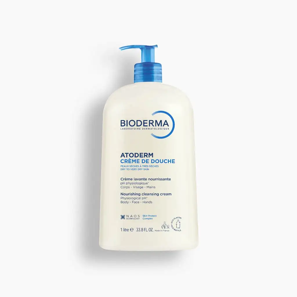 Bioderma Atoderm Crème de Douche 1 L – prix Maroc, livraison partout au Maroc