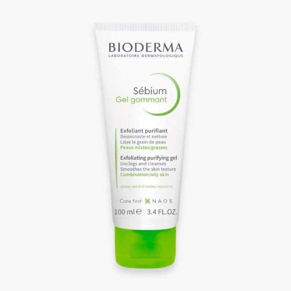 Bioderma Sébium Gel Gommant 100 ml – prix Maroc, livraison partout au Maroc