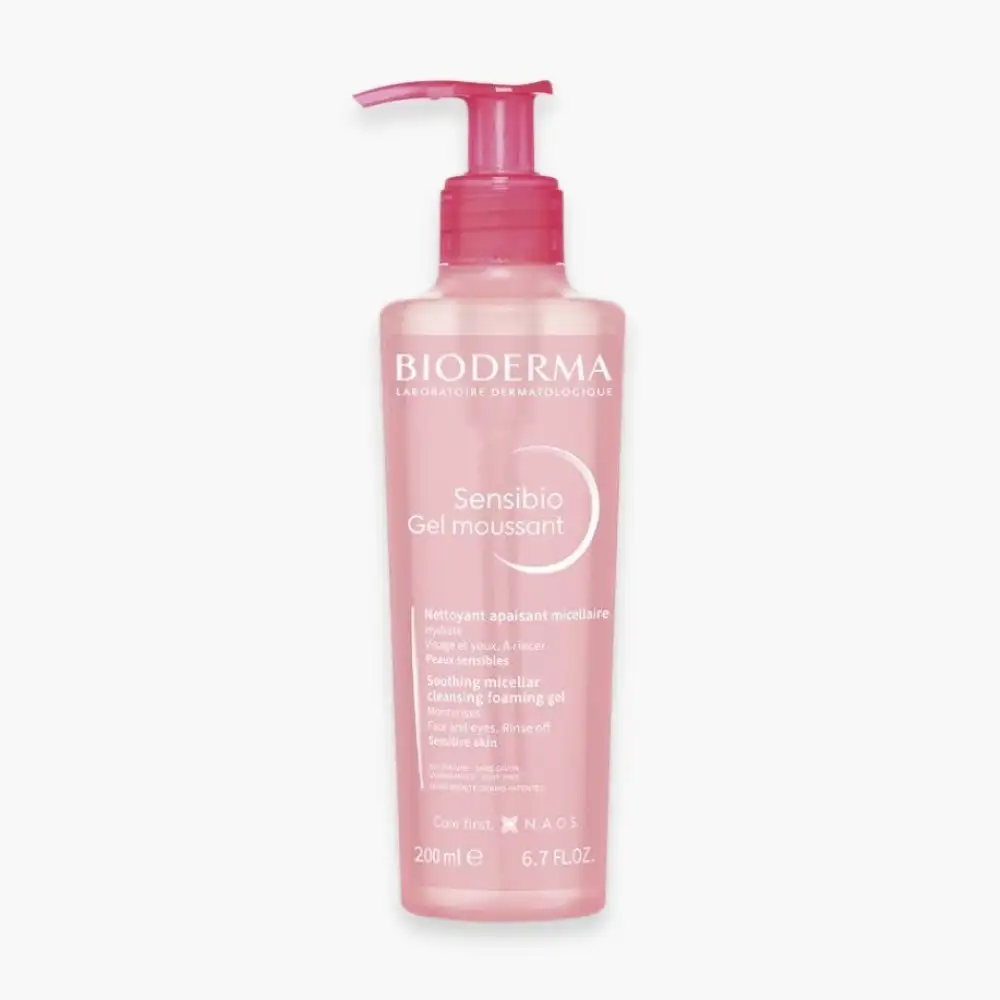 Bioderma Sensibio Gel Moussant 200 ml – prix Maroc, livraison partout au Maroc