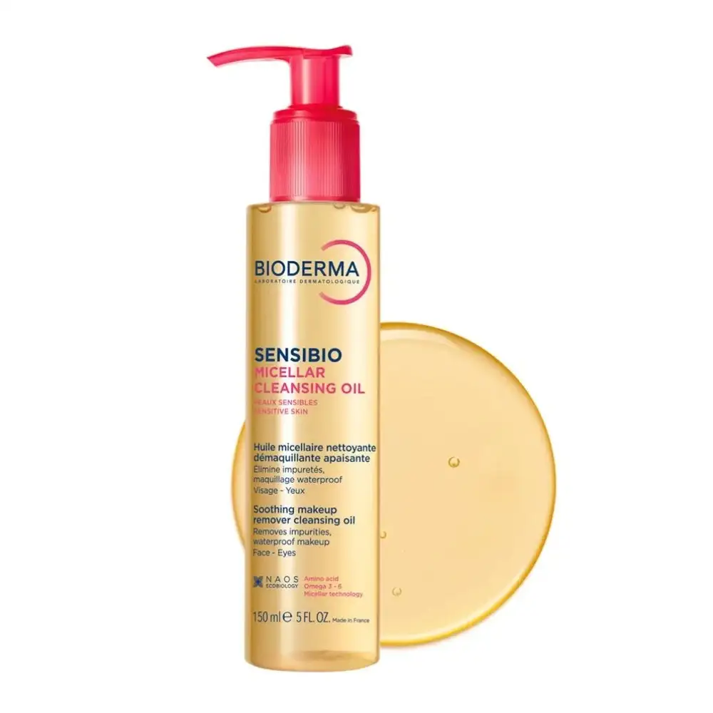 Bioderma Sensibio Huile Démaquillante 150 ml – prix Maroc, livraison partout au Maroc