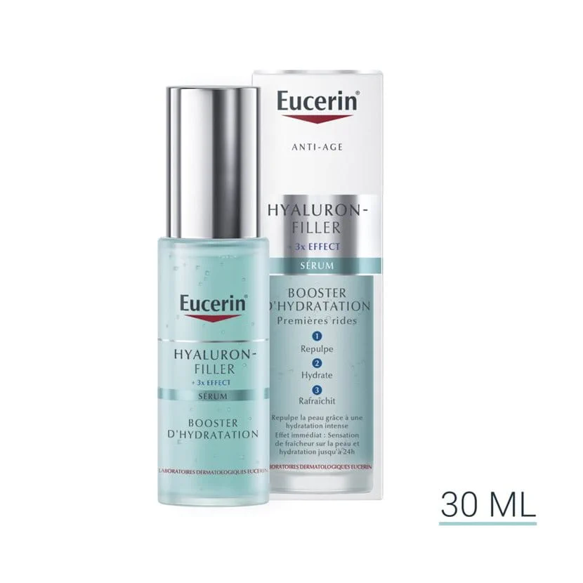 Eucerin Hyaluron-Filler + 3x Effect Booster d’Hydratation Gel Ultra Léger 30 ml