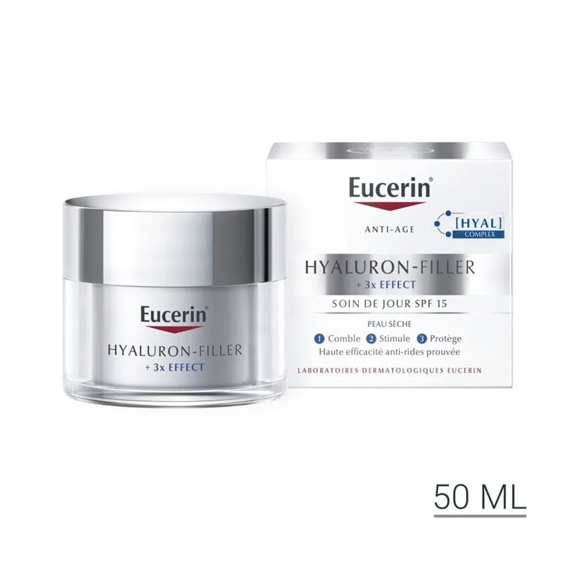 Eucerin Hyaluron-Filler + 3x Effect Soin de Jour SPF 15 50 ml