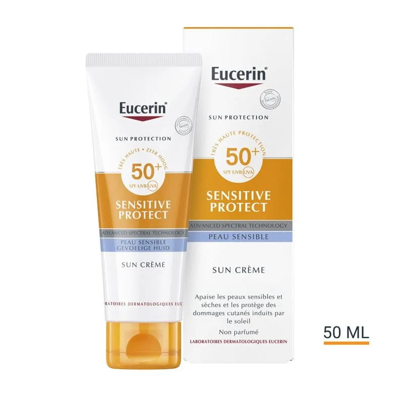 Eucerin Sun Crème Peaux Sèches SPF 50+ 50 ml