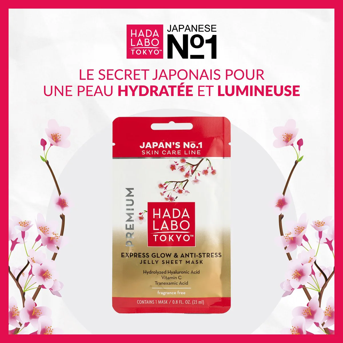 Hada Labo Tokyo Premium Masque Express Glow
