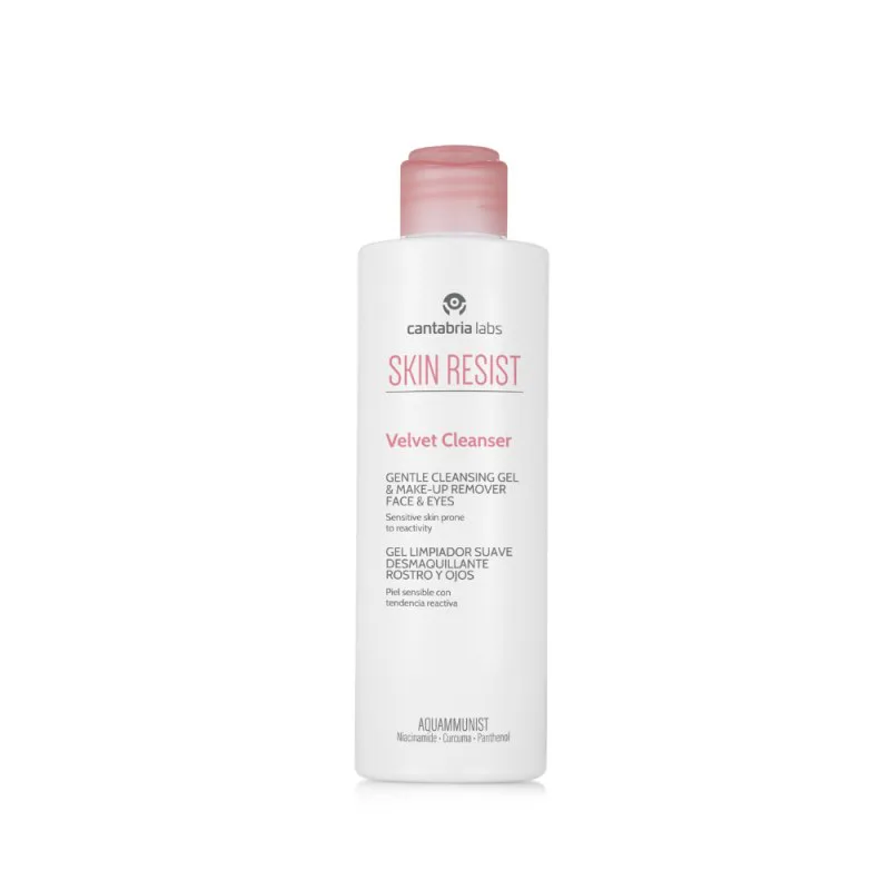 Skin Resist Velvet Gel Nettoyant Doux Visage et Yeux 200 ml