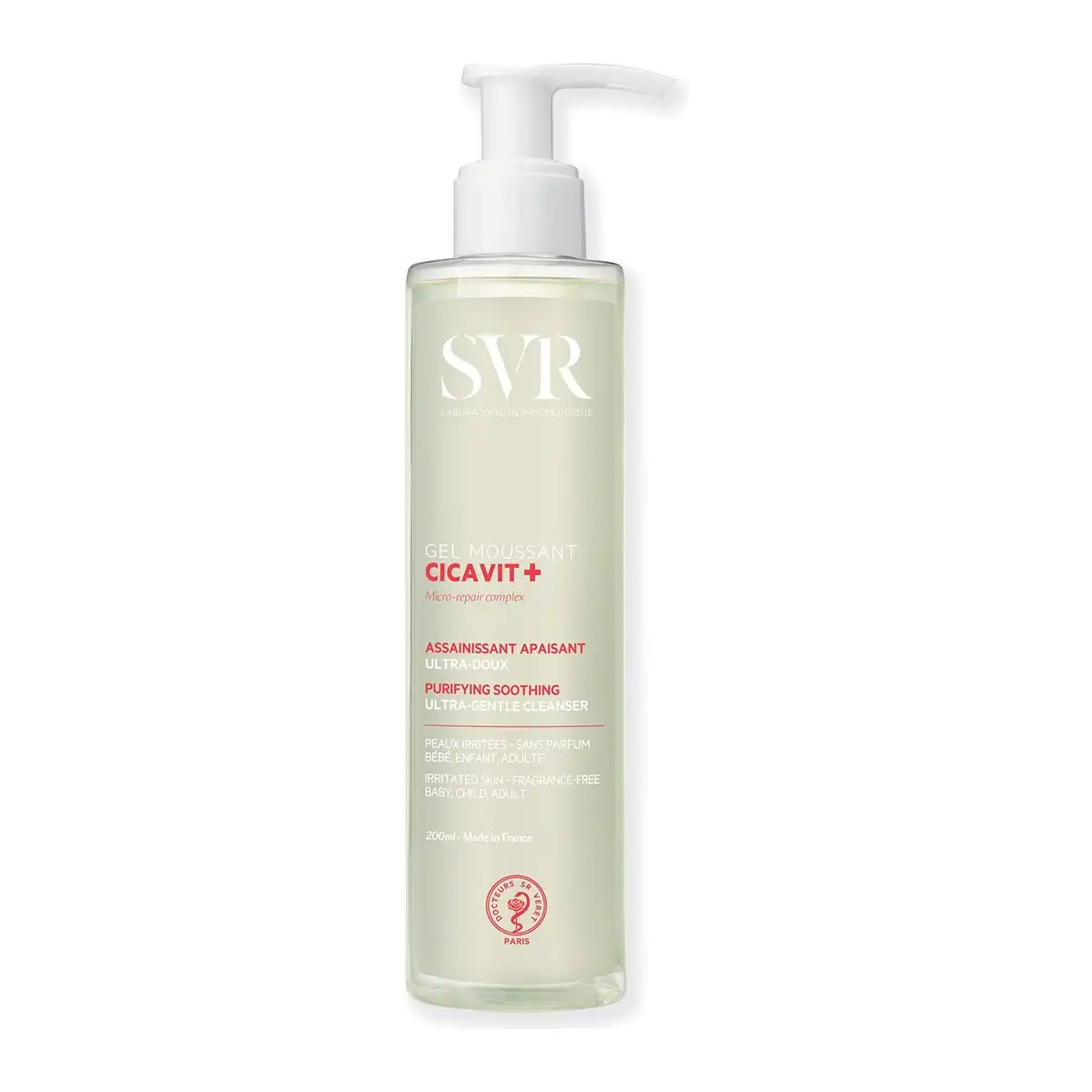 SVR Cicavit+ Gel Moussant 200 ml – prix Maroc, livraison partout au Maroc