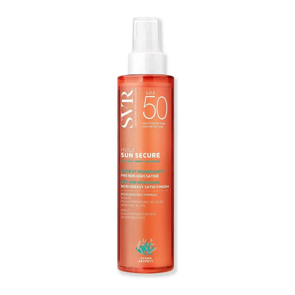 SVR Sun Secure Huile Sèche SPF 50 200 ml – prix Maroc, livraison partout au Maroc