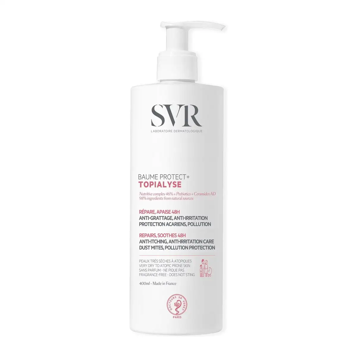 SVR Topialyse Baume Protect+ 400 ml – prix Maroc, livraison partout au Maroc
