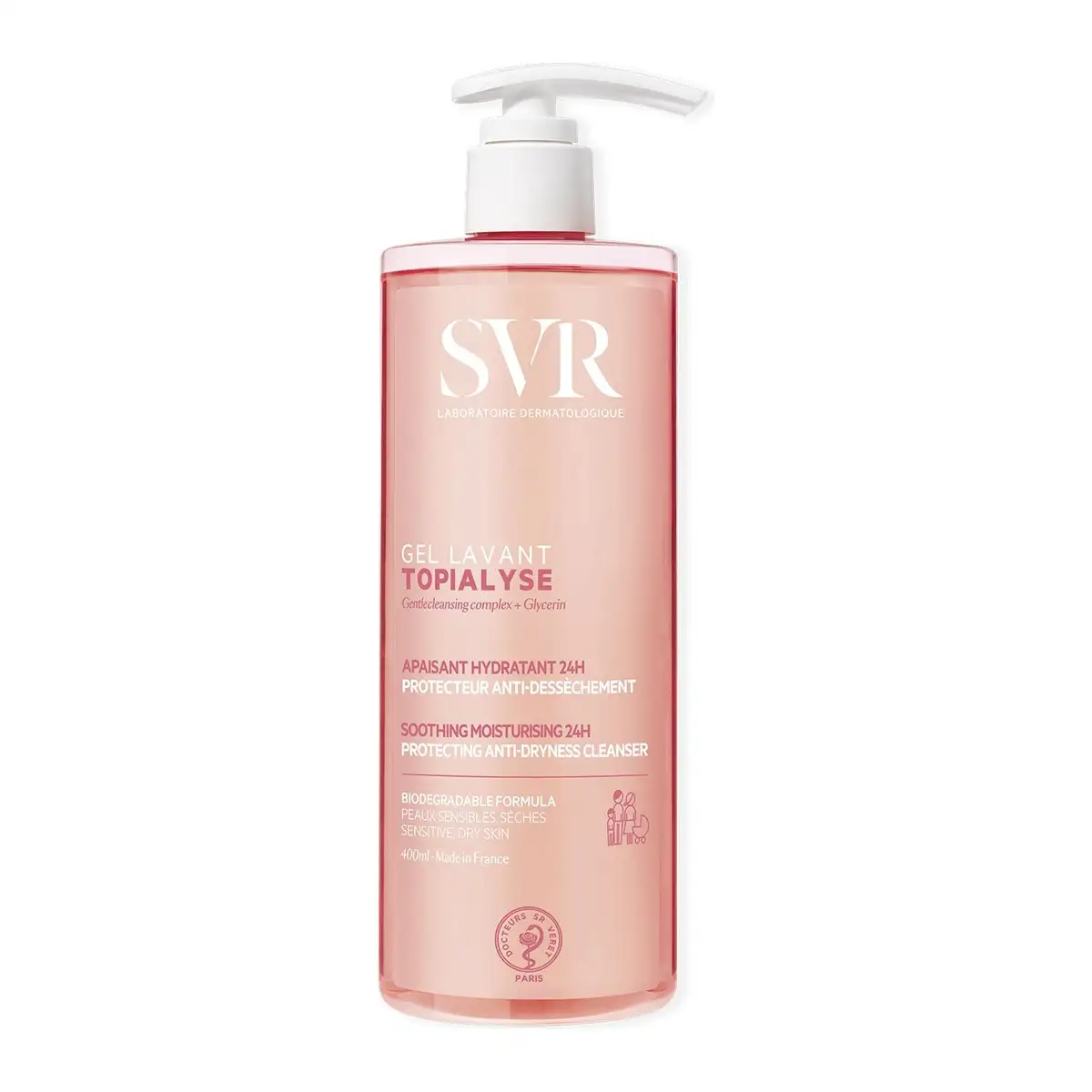 SVR Topialyse Gel Lavant 1 L – prix Maroc, livraison partout au Maroc