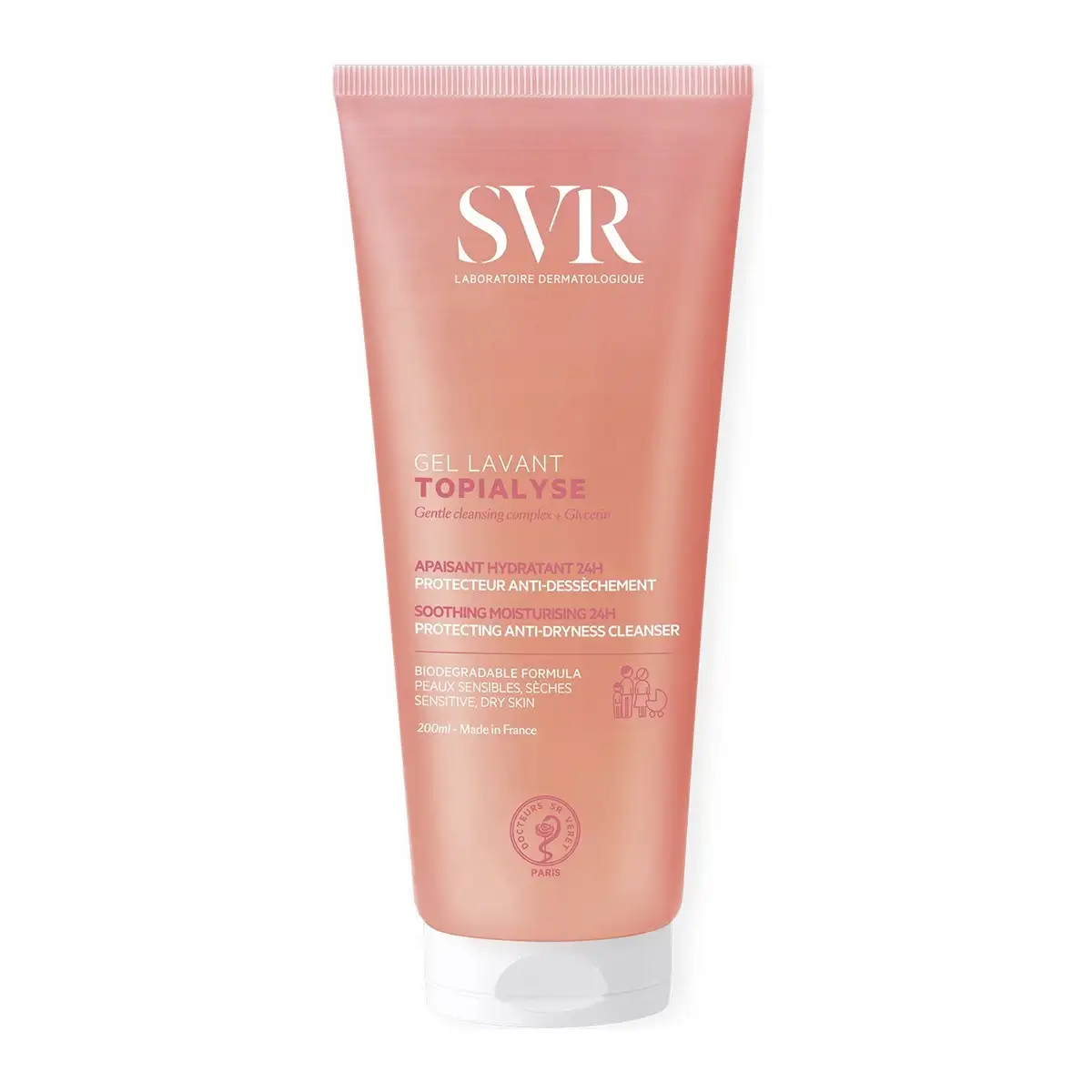 SVR Topialyse Gel Lavant 200 ml – prix Maroc, livraison partout au Maroc