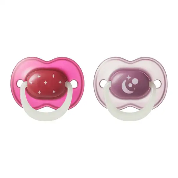 Tommee Tippee 2 Sucettes Nuit 18-36 mois Fille – prix Maroc, livraison partout au Maroc