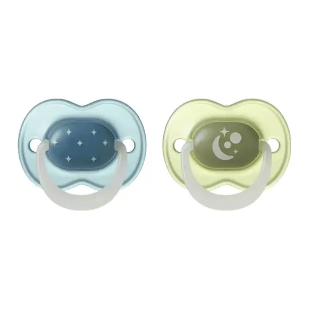 Tommee Tippee 2 Sucettes Nuit 6-18 mois Garçon – prix Maroc, livraison partout au Maroc