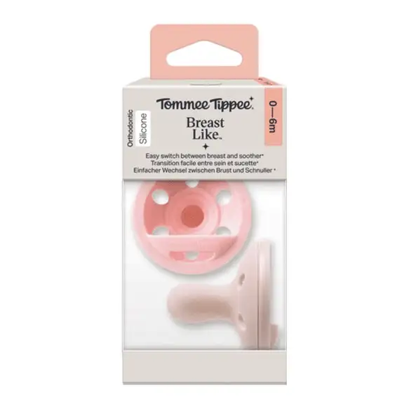 Tommee Tippee 2 Sucettes Type Sein 0-6 mois Fille – prix Maroc, livraison partout au Maroc