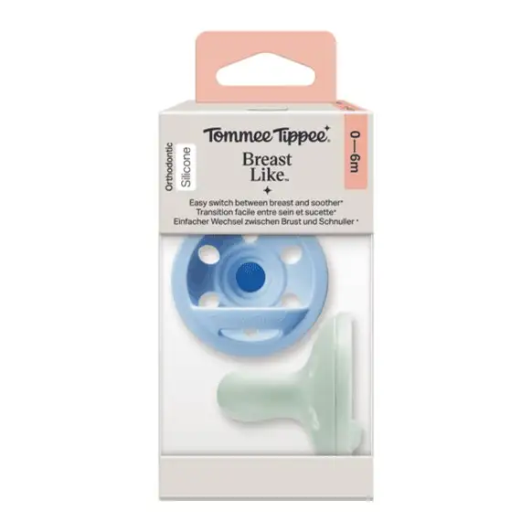 Tommee Tippee 2 Sucettes Type Sein 0-6 mois Garçon – prix Maroc, livraison partout au Maroc