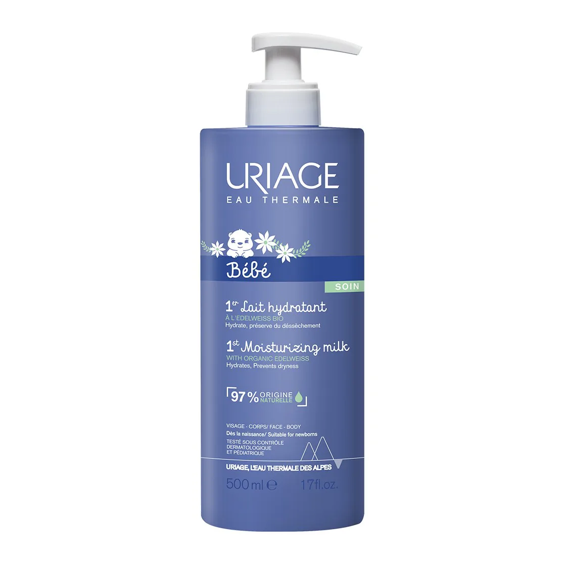Uriage Bébé 1er Lait Hydratant 500 ml – prix Maroc, livraison partout au Maroc