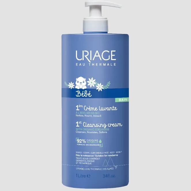 Uriage Bébé 1ère Crème Lavante 1 L – prix Maroc, livraison partout au Maroc