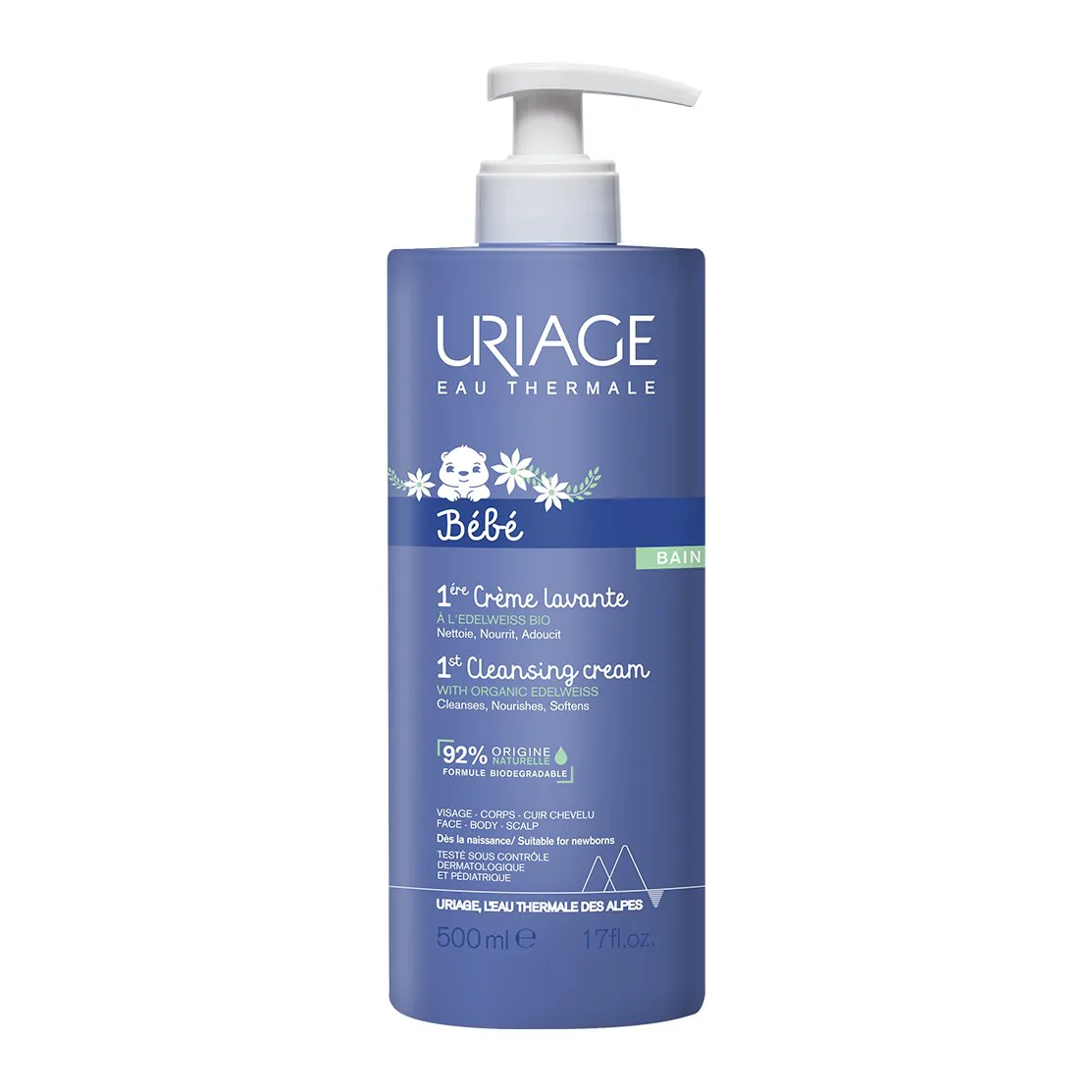 Uriage Bébé 1ère Crème Lavante 500 ml – prix Maroc, livraison partout au Maroc