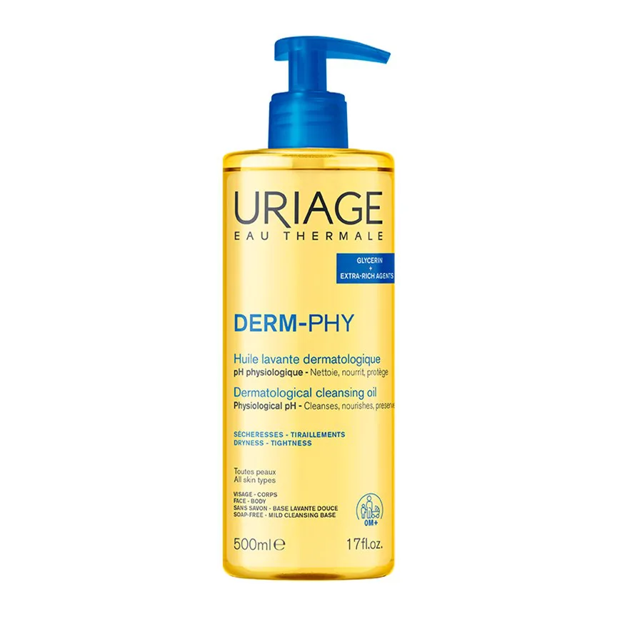 Uriage Derm-Phy Huile Lavante 500 ml – prix Maroc, livraison partout au Maroc