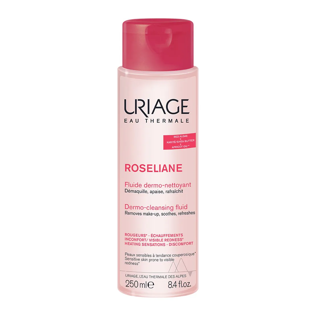 Uriage Roséliane Fluide Dermo-Nettoyant 250 ml – prix Maroc, livraison partout au Maroc