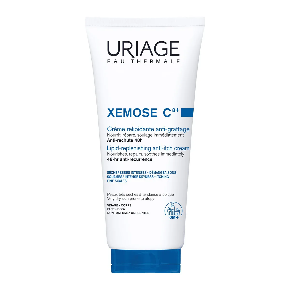 Uriage Xémose C8+ Crème Relipidante 200 ml – prix Maroc, livraison partout au Maroc