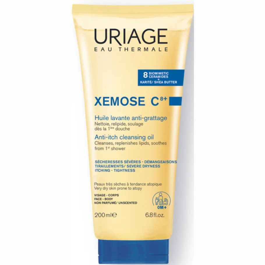 Uriage Xémose C8+ Huile Lavante 200 ml – prix Maroc, livraison partout au Maroc