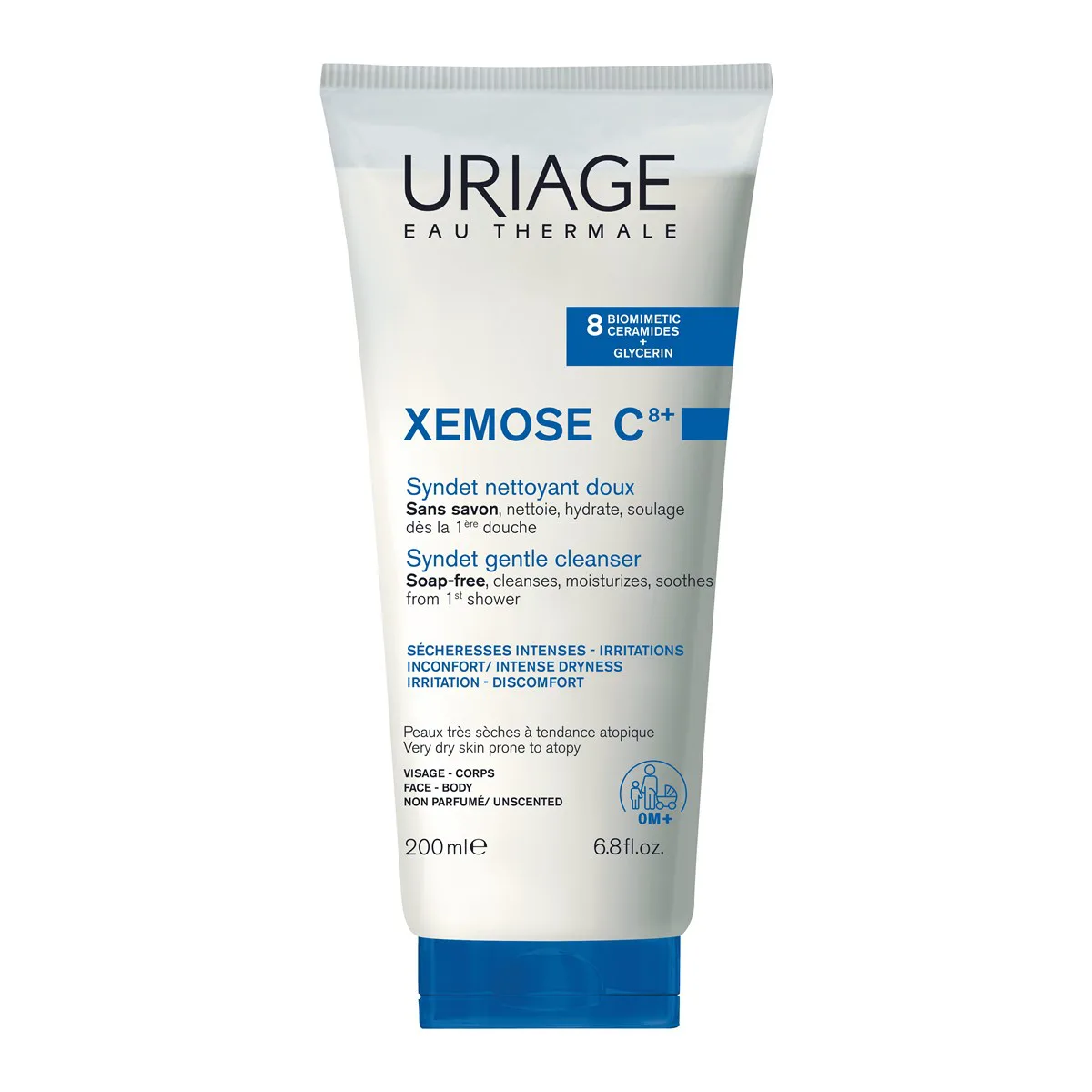Uriage Xémose C8+ Syndet 200 ml – prix Maroc, livraison partout au Maroc