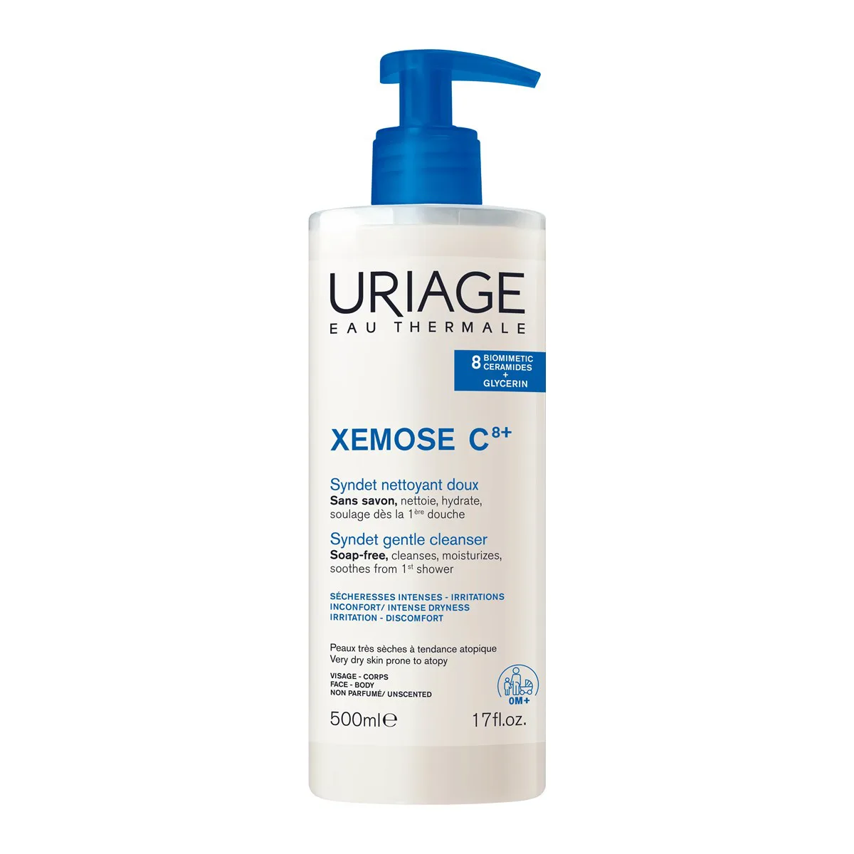 Uriage Xémose C8+ Syndet 500 ml – prix Maroc, livraison partout au Maroc