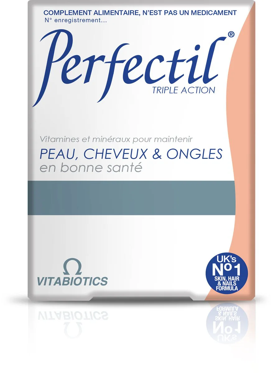 Vitabiotics Perfectil Peau Cheveux Ongles 30 comprimés